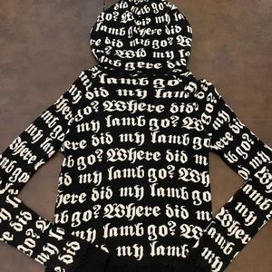 L.A.M.B. Where Did My Lamb Go? Cashmere Hoodie
